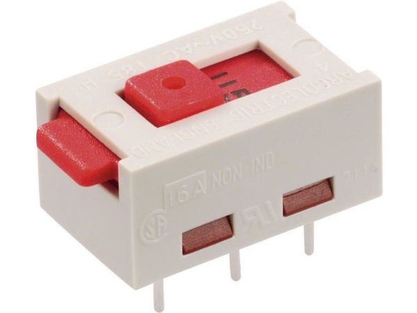Arcolectric (Bulgin Ltd.) X22205caaf X22205caaf Skydekontakt 250 V/Ac 6 A 2 X On/On 1 Stk