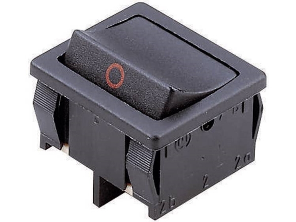 Marquardt 1804.6121 Vippekontakt 1804.6121 250 V/Ac 6 A 2 X On/On Ip40 Klikkende 1 Stk