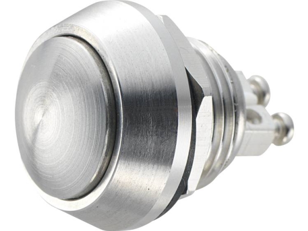 Tru Components Gq12b-S Festverdrahteter Taster 48 V/Dc 2 A 1 X Aus/(Ein) Berührung Ip65 1 Stück