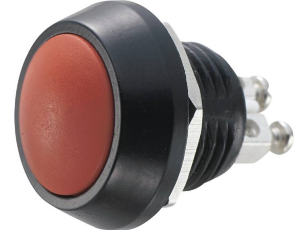 Tru Components Gq12b-A, Bl Festverdrahteter Taster 48 V/Dc 2 A 1 X Aus/(Ein) Berührung Ip65 1 Stück