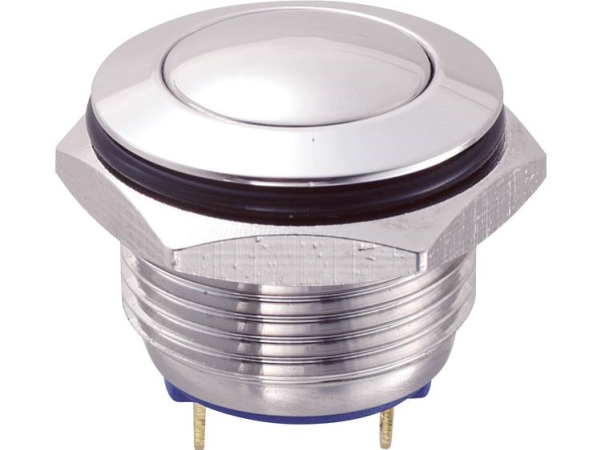 Tru Components Gq16b-10/J/S Festverdrahteter Taster 48 V/Dc 2 A 1 X Aus/(Ein) Berührung Ip65 1 Stück