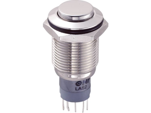 Tru Components Las2gqh-11/N/P Festverdrahteter Taster 250 V/Ac 3 A 1 X Ein/(Ein) Berührung 1 St