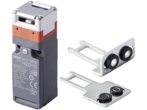 Idec Hs5d-12Zrnm-Set Sicherheitsschalter 300 V/Ac 10 A Metallhebel Gerade, Metallhebel Gebogen, Tastend Ip67 1 Set
