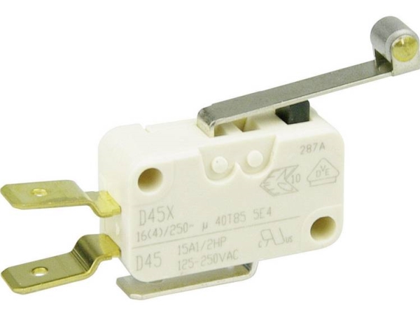 Zf D459-V3rd Mikrokontakt D459-V3rd 250 V/Ac 16 A 1 X On/(On) Tastende 1 Stk
