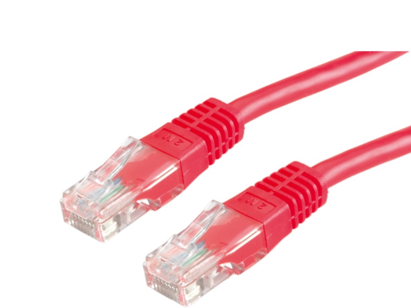 Value Utp Patch Cord Cat.6, Red 3 M, U/Utp (Utp)