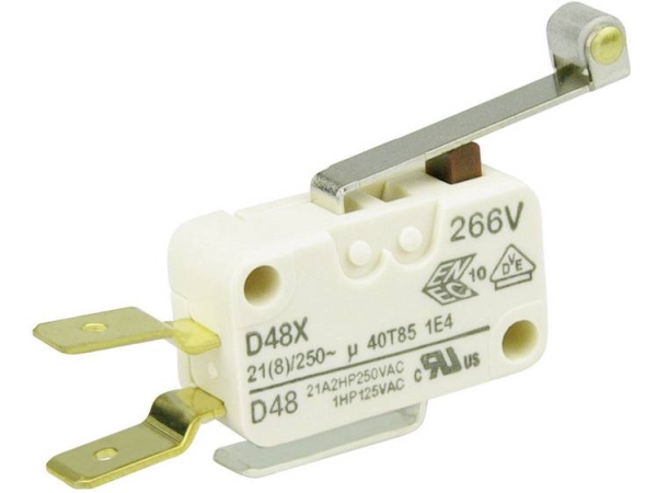 Zf D489-V3rd Mikrokontakt D489-V3rd 250 V/Ac 21 A 1 X On/(On) Tastende 1 Stk