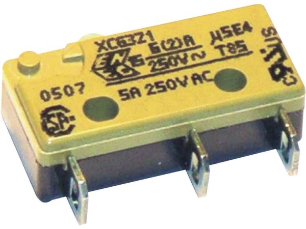 Saia Xcg3z1 Mikroschalter Xcg3z1 250 V/Ac 6 A 1 X On/(On) Ip40 Drucktaster 1 St