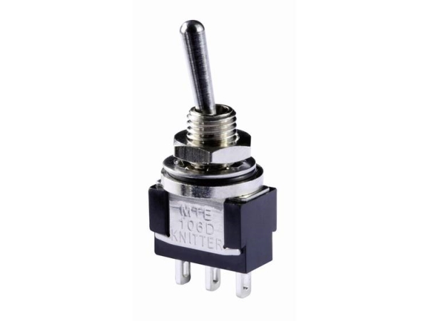 Knitter-Schalter Mte 106G Wippschalter 250 V/Ac 3 A 1 X (Ein)/Aus/(Ein) Ip67 Berührung/0/Berührung 1 St