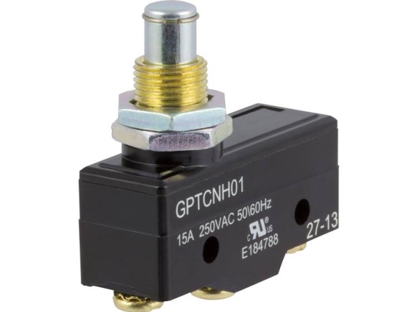 Zf Mikrokontakt Gptcnh01 250 V/Ac 15 A 1 X On/(On)-Knapende 1 Stk