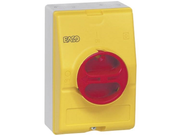 Baco 172161 Lastafbryder 32 A 1 X 90 ° Gul, Rød 1 Stk
