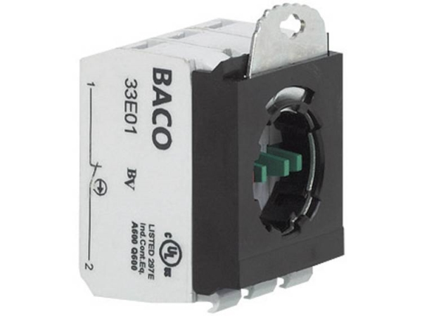 Baco 333E02 Kontaktelement Mit Befestigungsadapter 2 X Öffner Berührend 600 V 1 St