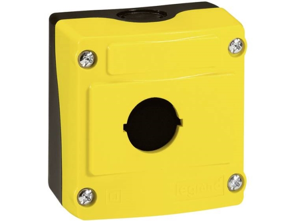 Baco Balbx0100j Tomt Hus 1 Installationspunkt (L X B X H) 74 X 74 X 47,9 Mm Gul, Sort 1 Stk