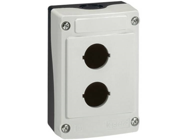 Baco Lbx0200 224202 Leergehäuse 2 Installationspunkte (L X B X H) 107 X 74 X 47,9 Mm Grau/Schwarz 1 Stk