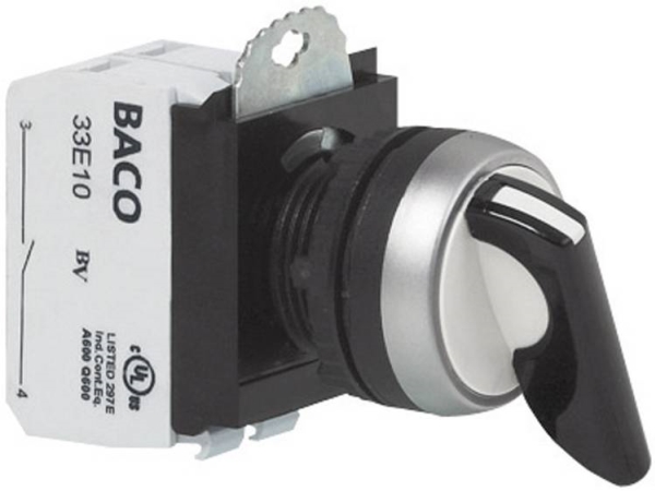 Baco Bal21mr03a Option Key L21mr03a Front-Ring Kunststoff, Verchromt Schwarz 2 X 45° (1 Stk.)