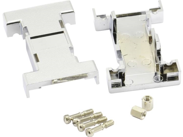 Bkl Electronic Poltal: 9, 9 Plastic, Metalliseret 180 ° Sølv 1 Stk