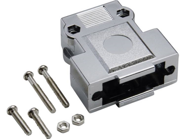 Bkl Electronic Polstift 10120247 9-Pol Kunststoff, Metallisiert 180° Silber 1 Stück
