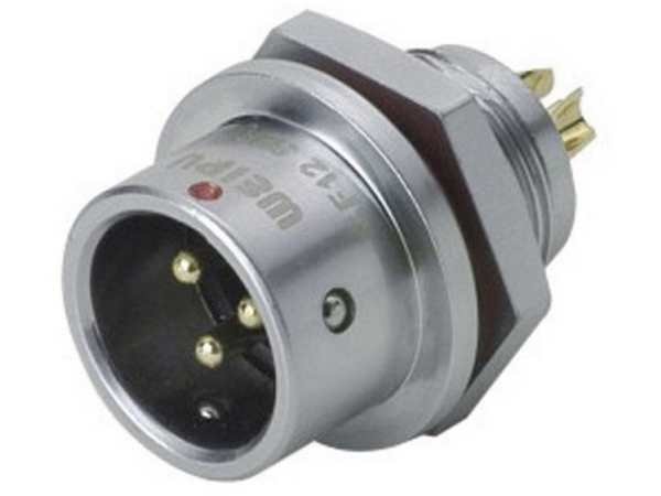 Weipu Sf1212/P6 Rundstiftstecker, Gerade, 6-Polig, Serie Sf12