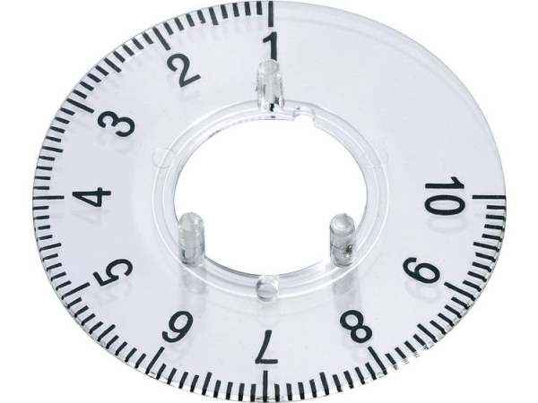 Okw A4423060 Zifferblatt 1/10/16 0:00 270 ° Passend Zu Knopf 23 Mm 1 St