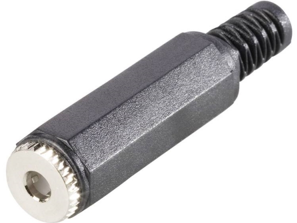 Bkl Electronic 1108017 Klinkenstecker 3,5 Mm Anschluss, Gerade Polzahl: 4 Stereo Schwarz 1 Stück