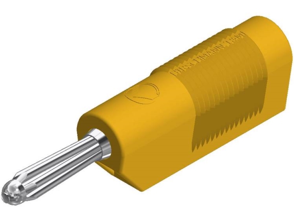 Sks Hirschmann Bsb 20 K Bananenstecker Stecker, Gerade Stiftdurchmesser: 4 Mm Gelb 1 St