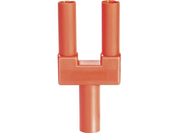 Schnepp Si-Fk 19/4 Mb Rt Sikkerhedskortslutningsstik Rød Stift-Diameter: 4 Mm Stiftafstand: 19 Mm 1 Stk