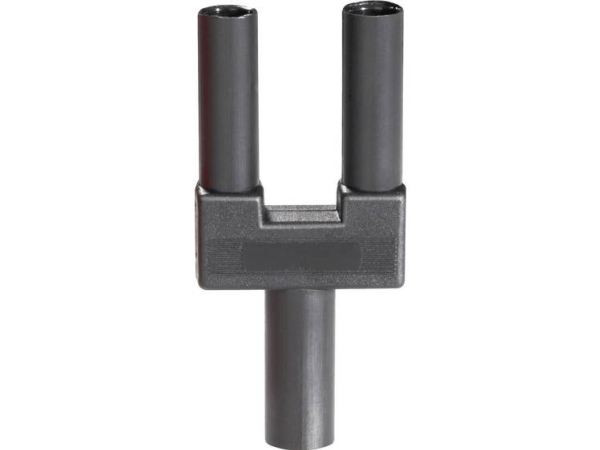 Schnepp Si-Fk 19/4 Mb Sw Sikkerhedskortslutningsstik Sort Stift-Diameter: 4 Mm Stiftafstand: 19 Mm 1 Stk