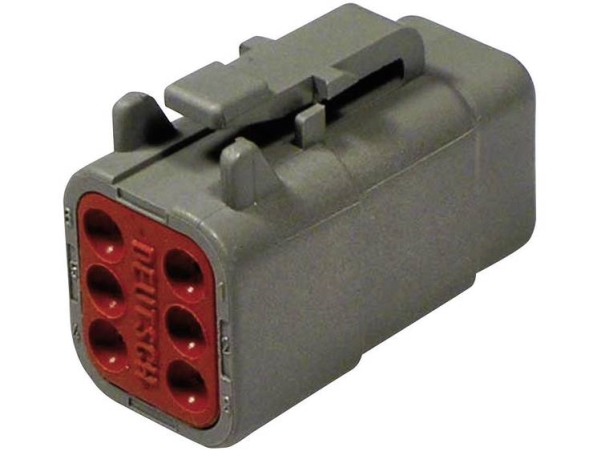 Te Connectivity Dtm 06-6 S Rundsteckverbinder Stecker Gerade 6-Polig Serie Dtm (1 Stk)