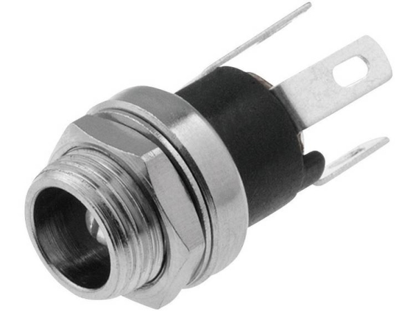 Cliff Scd-026A Niedervolt-Klinke, Vertikal Zum Einbau, 5,5 Mm / 2,5 Mm, 1 Stk.