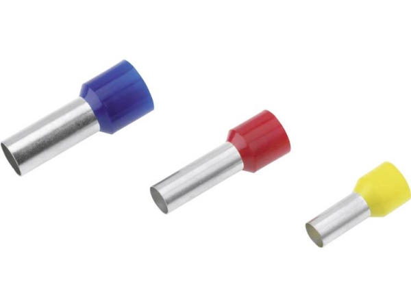 Cimco Aderendhülse 10 Mm² 12 Mm Teilisoliert Rot 18 2354 100 St. (18 2354)