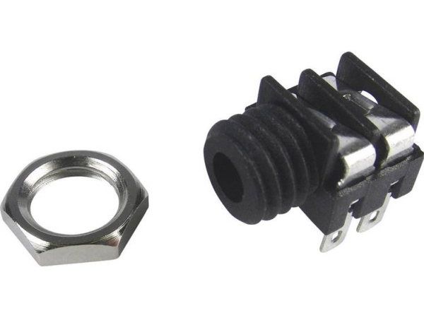 Cliff Fcr1291 3,5-Mm-Klinkenstecker Horizontale Einbauleitung Polzahl: 2 Mono Schwarz 1 Stk