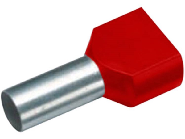 Cimco 18 2440 Tvillingekabelsko 1,50 Mm² Delvist Isoleret Rød 100 Stk