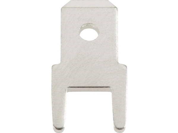 Vogt Verbindungstechnik 382508.68 Einsteckzunge Breite: 4,8 Mm Dicke: 0,8 Mm 180° Unisoliertes Metall 100 Stück