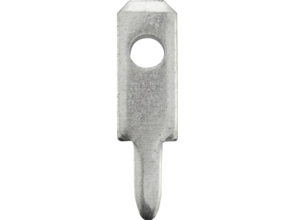 Vogt Verbindungstechnik 3780A08.68 Einsteckzunge Breite: 2,8 Mm Dicke: 0,8 Mm 180° Unisoliertes Metall 100 Stück