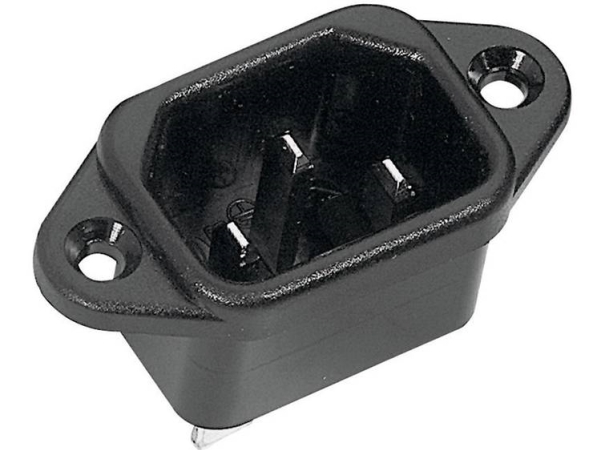 K & B 42R024212 Iec-Stik 42R Stik, Indbygning Lodret Samlet Poltal: 2 + Pe 10 A Sort 1 Stk