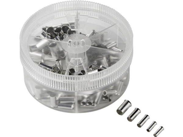 Vogt Verbindungstechnik 737009 Aderendhülsen-Sortiment 4 / 6 / 10 / 16 Mm² Unisoliert Metall 230 Stk