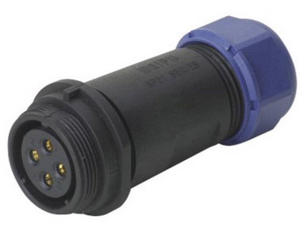 Weipu Sp2111 / S 7 Ii Rundsteckverbindung, Gerade Serie (Rundsteckverbindung): Sp21 Gesamtzahl Der Pole: 7 1 St