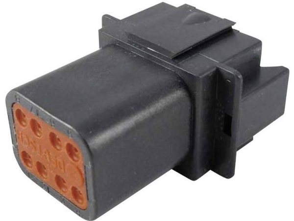 Te Connectivity Dt 04-08 Pa-Ce02 Rundsteckverbinder Steckverbinder, Gerade Serie (Rundsteckverbinder): Dt Gesamtzahl Der Pole: 8 1 St