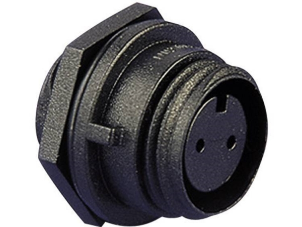 Bulgin Px0412/02S Rundsteckverbinder Einbau, Polzahl Gesamt: 2 Serie Px04