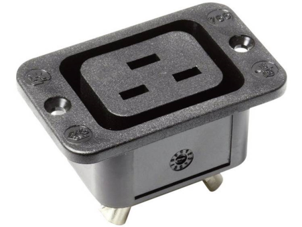 Martin Kaiser 766/63/Sw/C Iec-Stik 766 Tilslutning, Indbygning Lodret Samlet Poltal: 2 + Pe 16 A Sort 1 Stk