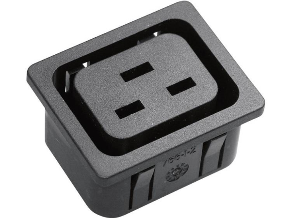 Martin Kaiser 766/10/63/Sw/C Iec-Stecker 766 Anschluss, Einbau Vertikal Gesamtpolzahl: 2 + Pe 16 A Schwarz 1 St.