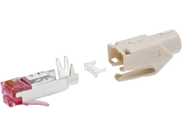 Hirose Electronic Tm21p-88P(06) Rj45-Stecker Cat 6, Gerade Polung: 8P8c, Grün, 1 Stk