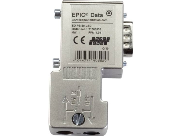 Lappkabel Epic Data Profibus Steckverbinder Mit Schraubanschluss Epic Ed-Pb-90-Led-S Inhalt: 1 St. (21700530)