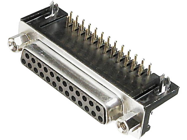 Assmann Wsw A-Df 37 A/Kg-T1 D-Sub-Stiftliste 90 ° Poltal: 37 Lodning 1 Stk