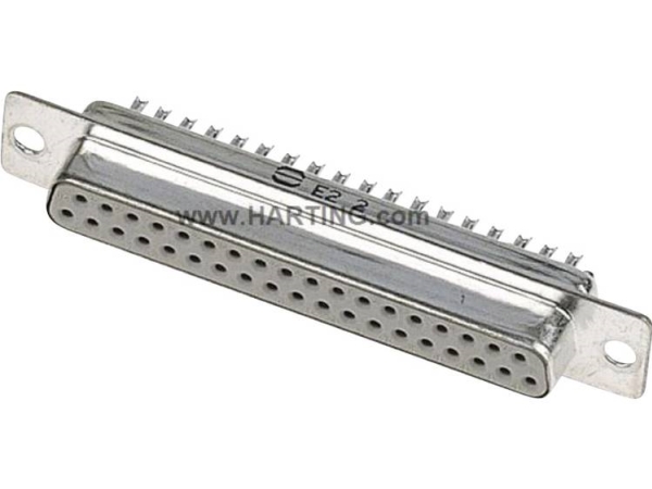 Harting 09 67 050 4715 D-Sub Stiftleiste | 180° | Polzahl: 50 | Löten | 1 Stk