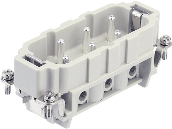 Harting 09 31 006 2611 Stiftindsats Han Hsb 6 + Pe Skruer 1 Stk
