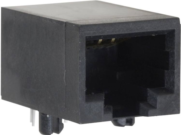 Bel Stewart Connectors 1414-4000-01 Modular Chassis Stik Uden Flange 1414-4000-01 Tilslutning, Vinklet Poler: 8P8c 1 Stk