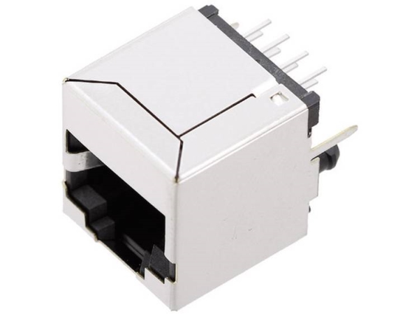 Bel Stewart Connectors Ss71800-027F Modulare Einbau-Buchse Ohne Erdungsfahne Für Vertikale Montage Polzahl: 8P8c Vernickelt, Metall 1 Stk