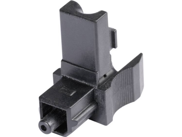 Hicon Pof-Tos Toslink Stecker Stecker, Gerade Polzahl: 1 Schwarz 1 Stück