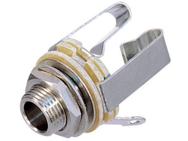 Rean Av Nys 230 6,35 Mm Klinkenstecker Anschluss, Einbau Vertikal, Polzahl: 3 Stereo, Silber, 1 Stk