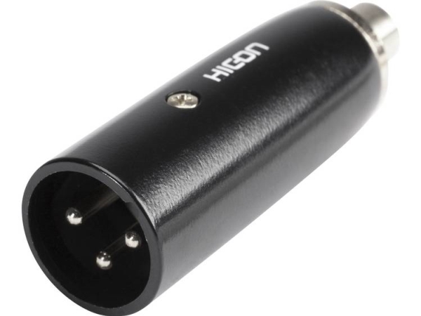 Hicon Hi-X3ci-Mf Xlr-Adapter Xlr-Stecker - Rca-Buchse 1 Stück